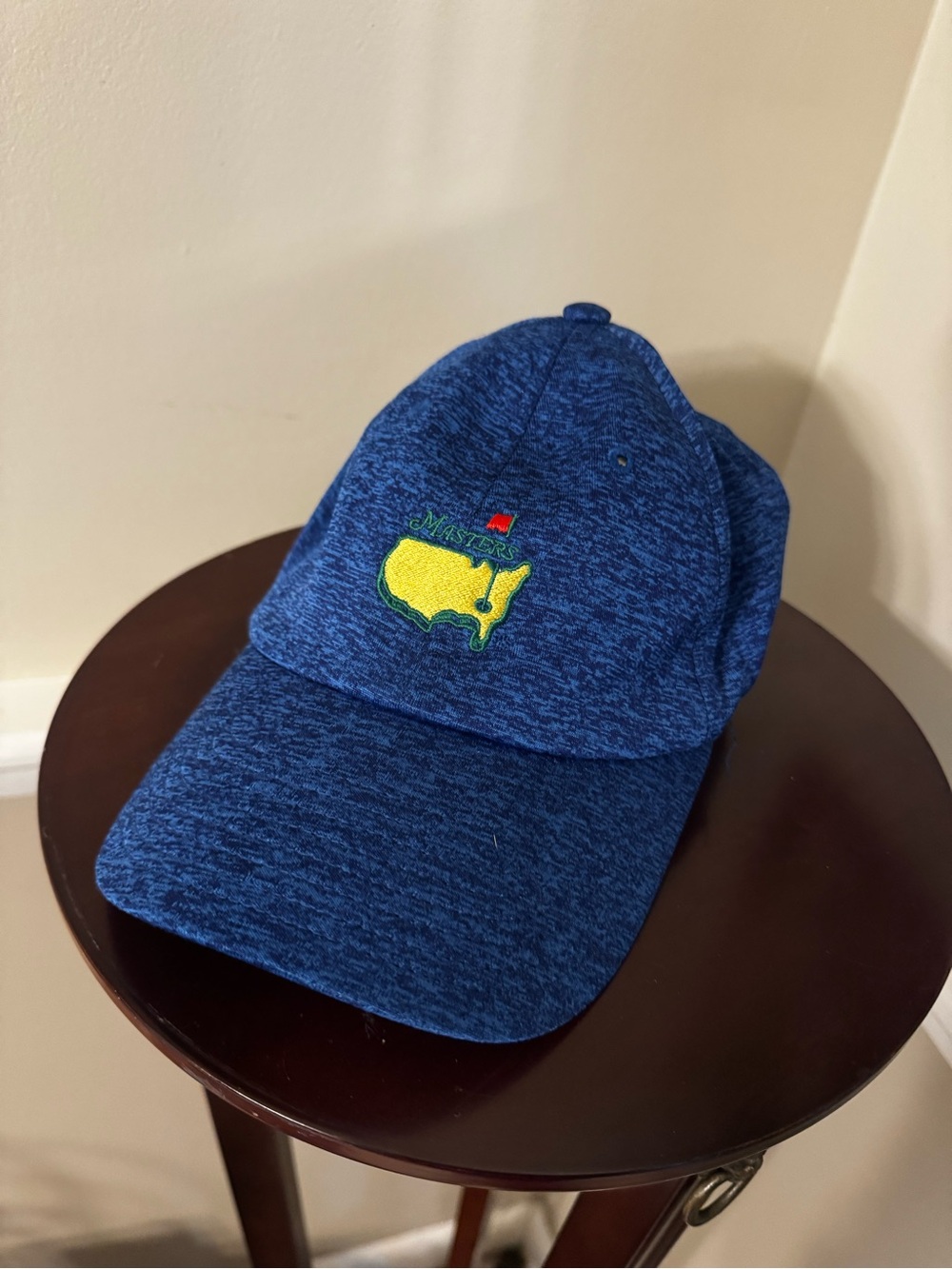 Masters Branded Blue Cap with Yellow & Green Embroidered Map